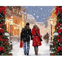 Картина за номерами Ideyka Різдвяна атмосфера ©art_selena_ua 40х50 см (KHO8350)