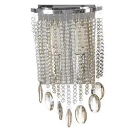 Бра Brille BCL-377W/2 настінне накладне LED кришталеве класичне E14+6