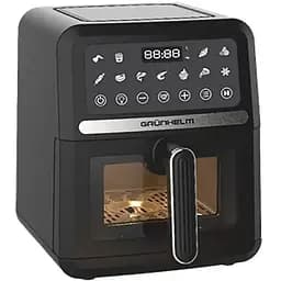 Мультипіч Grunhelm GAF5000 приготування без олії  5 л 1500 Вт Чорний