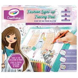 Дошка для малювання з підсвічуванням Crayola Fashion у комплекті з олівцями (25-5980)