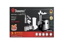 М’ясорубка Domotec MS-2027 3 в 1 з соковижималкою та насадками для шинкування овочів 4500 Вт Чорна - мініатюра 2