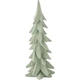 Елочка настольная J-line с вельветовым напылением 36 см мятная (45727)