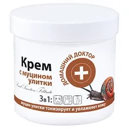 Крем для обличчя та тіла Домашний Доктор з муцином равлики, 250 мл