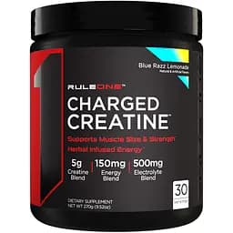 Креатиновый комплекс Rule 1 Charged Creatine Blue Razz Lemonade 270 г