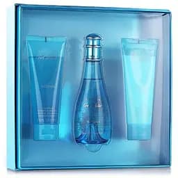 Набір Davidoff Cool Water Woman 100 мл туалетна вода + 75 мл лосьон для тіла + 75 мл гель для душу
