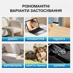 Автомобільний пилосос Yaoen 122 Brushless 90W 4000mAh (YVCNU4090B 5415) Сірий - мініатюра 7
