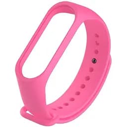 Ремінець Uwatch Replacement Silicone Band For Xiaomi Mi Band 3/4 Pink