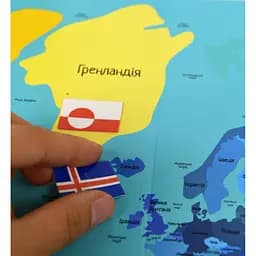 Навчальна гра "Прапори" УМНЯШКА KP-011 з багаторазовими наклейками - мініатюра 3