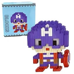 Дитячий конструктор Magic Blocks Капітан Америка на 560 деталей (MW-04)