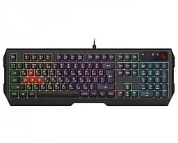 Клавіатура Bloody B135N, чорний, USB, ігрова, неонове підсвічування
