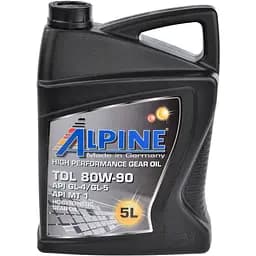 Олива трансмісійна напівсинтетична Alpine Gear Oil 80W-90 TS GL-4 5 л