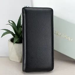 Кошелек женский кожаный Fuerdanni 19600 черный на молнии