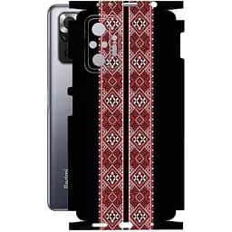 Захисна плівка StatusSKIN для Xiaomi Redmi Note 10 pro 2021 Корпус Вініл Вишиванка 3