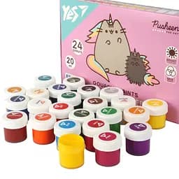 Гуашеві фарби Yes Pusheen 24 кольорів по 20 мл (230404) - мініатюра 3