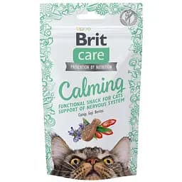 Лакомство для кошек Brit Care Cat Snack Calming с курицей, мятой и ягодами годжи 50 г