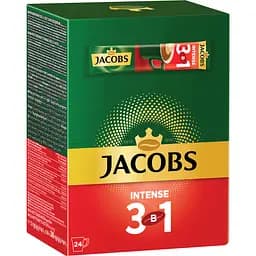 Кофейный напиток Jacobs 3 в 1 Intense 12 г х 24 шт.