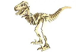 Дерев'яний конструктор динозавр ВЕЛОЦИРАПТОР