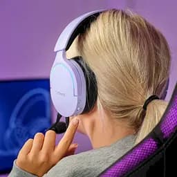 Гарнітура Trust ігрова GXT 490 FAYZO 7.1 USB-A 2 м фіолетовий (25303_Trust) - мініатюра 7