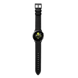 Ремінець для Samsung Galaxy Watch Active 2 - чорний Watchbands Standart ширина кріплення 20мм розмір L шкіряний (WB0029STANDART2BLACKA20) - мініатюра 2