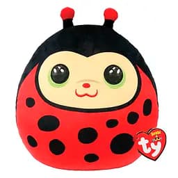 Мягкая игрушка TY Squish-A-Boos Божья коровка Izzy 40 см (39325)
