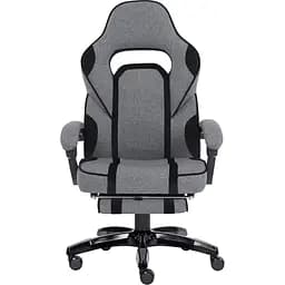 Геймерське крісло GT Racer X-2749-1 Fabric Gray\Black Suede [121451] - мініатюра 2