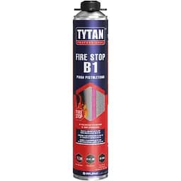Піна монтажна Tytan Professional B1 вогнестійка 9 л (12 шт. x 750 мл)