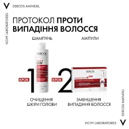 Тонізуючий шампунь Vichy Dercos Energy+ для боротьби з випадінням волосся 400 мл - мініатюра 7
