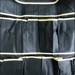 Органайзер для взуття настінний 150×45 см, чорний, для зберігання 12 пар - мініатюра 2