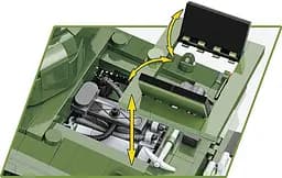 Конструктор COBI танк M4A3 SHERMAN 2570 - мініатюра 8
