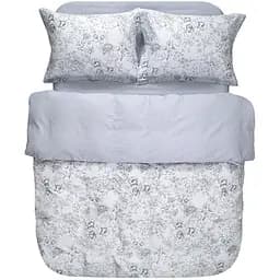Комплект постельного белья Lotus Home Wesiya сатин евро серый (svt-2000022344722)