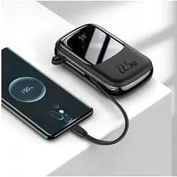 Портативна батарея Baseus Qpow Digital Display Quick Charge 20000 mAh 22.5W With Type-C Cable - мініатюра 4