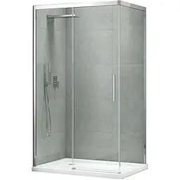 Боковая стенка для кабины Koer SR SW05-90x200-TR-01 прозрачное стекло Easy Clean 6 мм, хром KR5407, прозрачное, хром