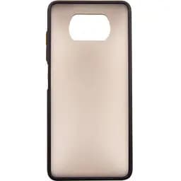 Чохол до мобільного телефона Dengos Matt POCO X3 black (DG-TPU-MATT-68)