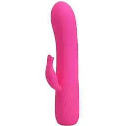 Вибратор-кролик Pretty Love Tim Pink 15 см розовый