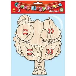 Іграшка для розвитку Супер шнурівочка. Деревце