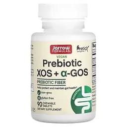 Пробиотики и пребиотики Jarrow Formulas Prebiotic XOS+GOS 90 жевательных таблеток
