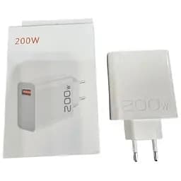 Сетевое зарядное устройство 200W Xiaomi Быстрая зарядка QC/PD для смартфонов и ноутбуков Блок питания
