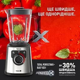 Блендер стаціонарний Tefal PerfectMix+ 1200 Вт чаша 1750 мл скло сіро-чорний (BL871D31) - мініатюра 9