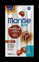Лакомство для собак Monge Gift Dog Sensitive digestion, ягненок с каштанами, 45 г (70085427)