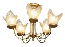 Люстра потолочная Brille E27 60W G (BR-851C/5)