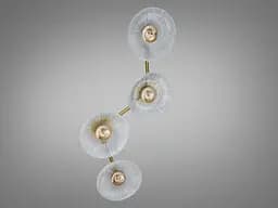 Бра настінне LED Diasha F3788, 8W, 440 лм, золото, стиль лофт - мініатюра 3