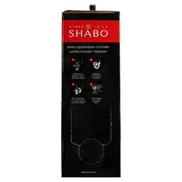 Вино Shabo Шабські вина, ординарне столове, червоне, напівсолодке, Bag-in-Box, 9-12%, 3 л - мініатюра 3