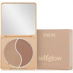 Бронзер-палетка Paese Self Glow Bronzer Medium 2 в 1, 6 г