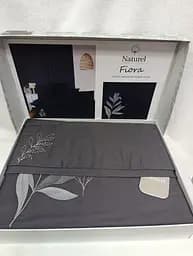 Постільна білизна Naturel Fiora Grey Сатин з вишивкою Limasso pbe0051865