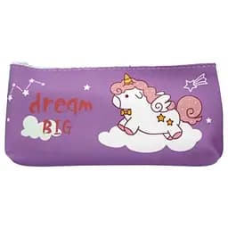 Пенал-косметичка на 1 блискавку, принт Єдиноріг (В асортименті)