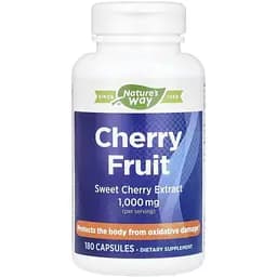 Екстракт плодів солодкої черешні Nature's Way Cherry Fruit, 180 капсул для підтримки суглобів та опорно-рухового апарату