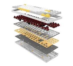 Клавиатура игровая механическая A4Tech S-87 Bloody White, BLMS Red Plus Switch, Eng/Rus/Укр - мініатюра 8