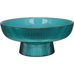 Ваза Viva Edge Green для фруктов на ножке 14.5х7 см (B100061)