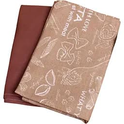 Набор полотенец MirSon №631 Macaroni is brown 50х30 см 2 шт. (2200006740537)