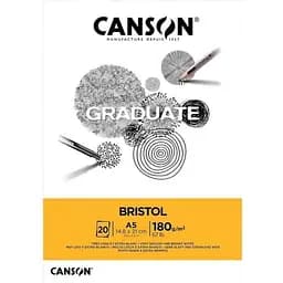 Склейка паперу для рисунку Canson Graduate Bristol 180г/м2 20л